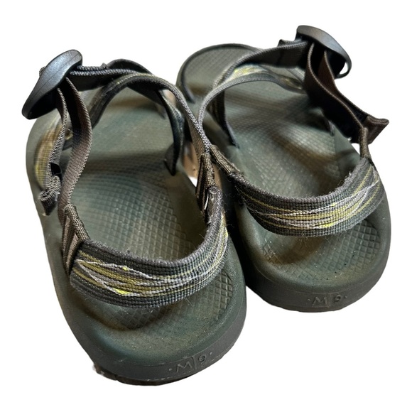 Chaco Mens Classic Z/1 Water Shoes Sandals Sz 9 Outdoor Hiking Green Gray Aztec main image 5